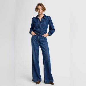 NWOT 7 For All Mankind Denim Jumpsuit